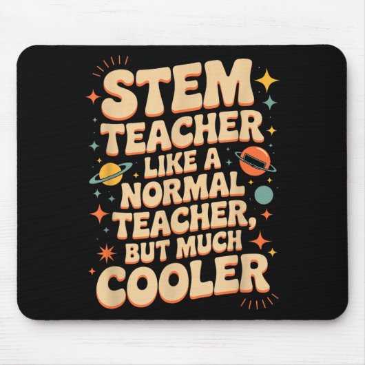 Tapis De Souris Définition de professeur STEM drôle Science Math T (Devant)