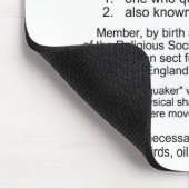 Tapis De Souris Définition des quakers (Coin)