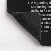 Tapis De Souris Définition d'Opa Drôle Cool Nom (Coin)