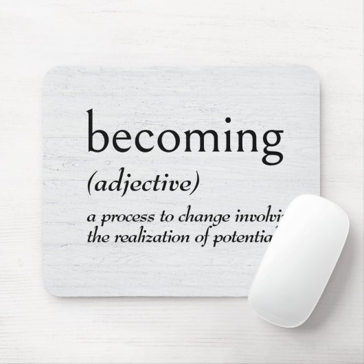 Tapis De Souris Définition du dictionnaire pour devenir (Avec souris)