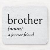 Tapis De Souris Définition du dictionnaire pour le FRÈRE (Devant)