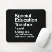 Tapis De Souris Définition d'un professeur d'éducation spéciale dr (Avec souris)