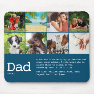 Tapis De Souris Définition personnalisée de papa Fête des pères Ph