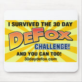 Tapis De Souris DeFox Mousepad (Devant)