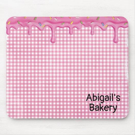 Tapis De Souris Dégivrage au goutte sur En vichy (Devant)