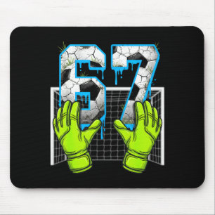 Tapis De Souris Dégoulinade de foot 67 Six Sept Mème drôle de Gen