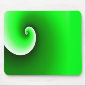 Tapis De Souris Dégradé blanc vert (Devant)