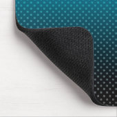Tapis De Souris dégradé bleu avec petits pois (Coin)