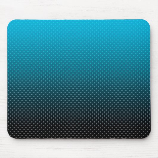 Tapis De Souris dégradé bleu avec petits pois (Devant)