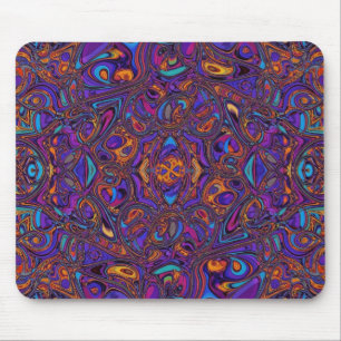 Tapis De Souris Dégradé de couleur dynamique Mosaïque abstraite