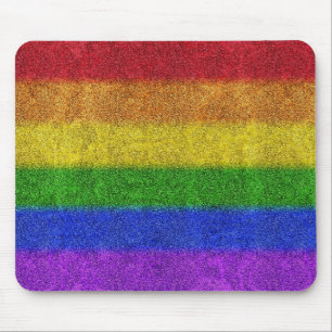 Tapis De Souris Dégradé de la Parties scintillant arc-en-ciel tomb