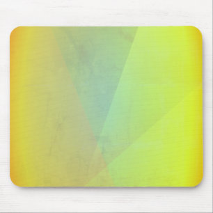 Tapis De Souris Dégradé géométrique jaune moderne