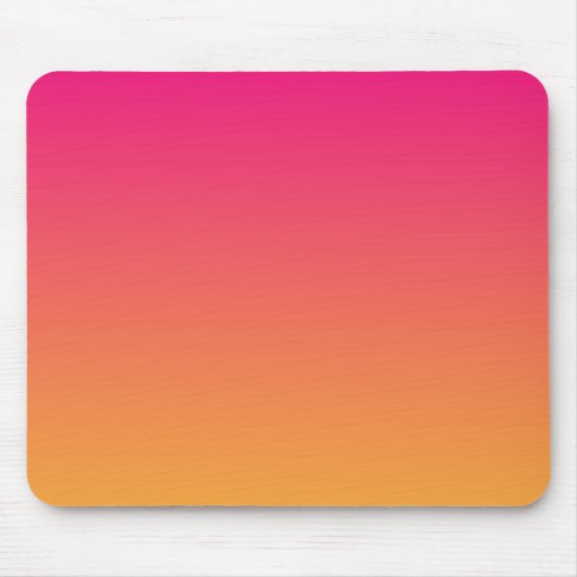 Tapis De Souris dégradé rose et orange (Devant)