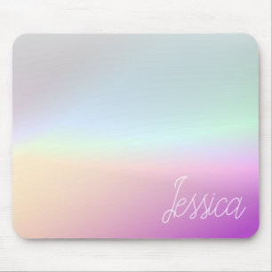 Tapis De Souris Dégradés ombrés colorés cool et votre script