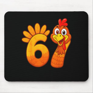 Tapis De Souris Déguisement drôle de dinde de Thanksgiving 67 Six