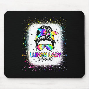 Tapis De Souris Déjeuner Lady Squad Messy Bun Girl Premier Jour Re