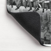 Tapis De Souris Déjeuner sur un gratte-ciel (Coin)
