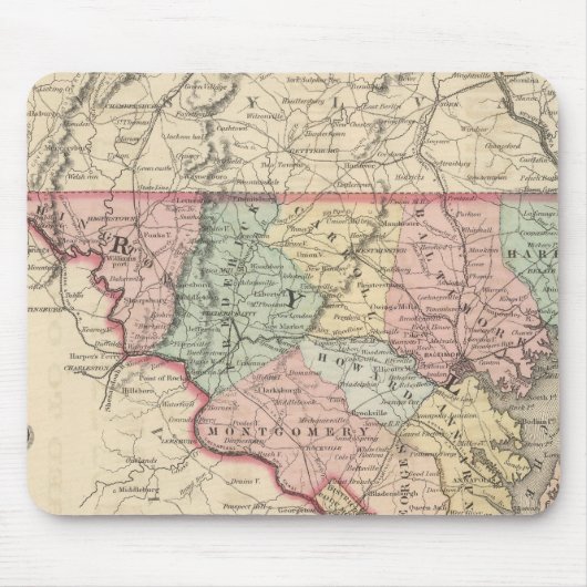 Tapis De Souris Delaware et Maryland (Devant)