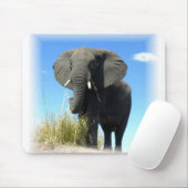 Tapis de souris d'éléphant africain (Avec souris)