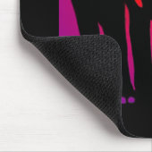 Tapis de souris d'éléphant observé par rose (Coin)