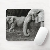 Tapis de souris d'éléphants asiatiques (Avec souris)