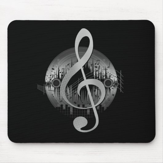 Tapis De Souris Délicat Tune - Argent (Devant)