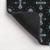 Tapis De Souris Délice noir et bleu (Coin)