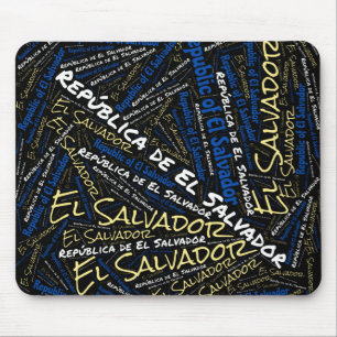 Tapis De Souris Delightful El Salvador Flag Colors Patriotic