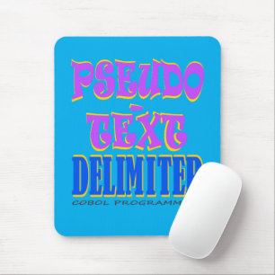 Tapis De Souris Délimiteur de pseudo-texte en programmation Cobol