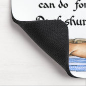 Tapis De Souris Demandez pas ce que votre teckel peut faire pour (Coin)