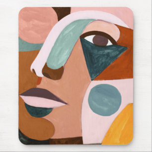Tapis De Souris Demi de visage de Geo