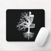 Tapis De Souris Demi-disque Golf Arbre Croquis Drôle Frisbee Frolf (Avec souris)