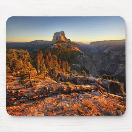 Tapis De Souris Demi-dôme au coucher du soleil - Yosemite (Devant)