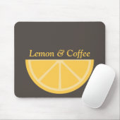 Tapis De Souris Demi-tranche de citron (Avec souris)