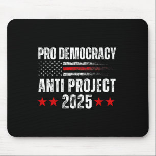 Tapis De Souris Démocratie Anti Project 2025 Stop Project 2025 Ant