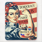 Tapis De Souris Démocratie / Protéger sa souris Pad (Devant)