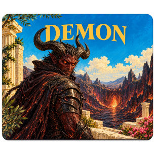 Tapis De Souris Démon, Monstre de Fantaisie Gothique