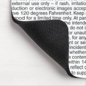 Tapis De Souris Déni de responsabilité (Coin)