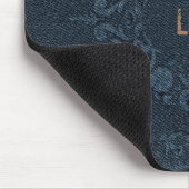 Tapis De Souris Denim unique - Jeans style Abstrait (Coin)
