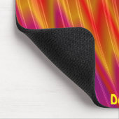 Tapis De Souris DENISE ~ Rouge, Jaune et Violet (Coin)
