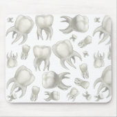 Tapis De Souris Dent blanche rêveuse Mousepad de dentiste (Devant)