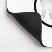 Tapis De Souris Dent noire et blanche (Coin)