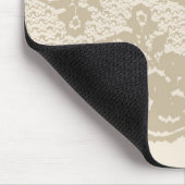 Tapis De Souris Dentelle beige (Coin)