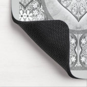 Tapis De Souris Dentelle en céramique Gris (Coin)