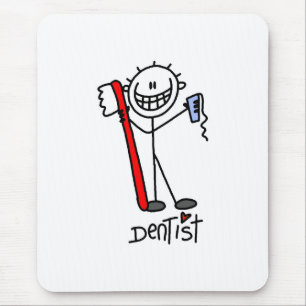 Tapis De Souris Dentiste Bonhomme Allumette