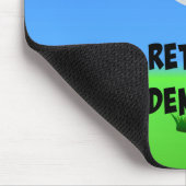 Tapis De Souris Dentiste retraité - Conception de golf (Coin)