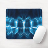 Tapis De Souris Dentiste Teeth bleu brillant sourire Mousepad (Avec souris)