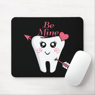 Tapis De Souris Dentiste Valentine - Coeur des dents, Soyez le mie