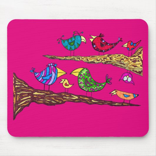 Tapis de souris d'entretien d'oiseau (Devant)