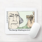 Tapis De Souris Dents de George Washington Cadeaux et objets de co (Avec souris)